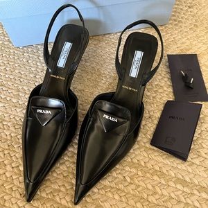 Authentic Prada Donna Slingback Pumps *Never Worn*